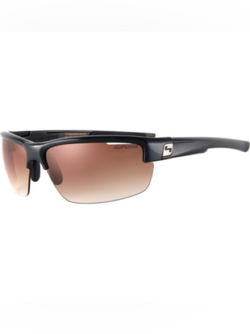 Sundog Draw Sunglasses - Shiny Black/Mela Lens France